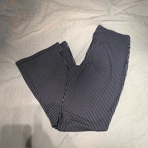 Navy blue checkered pants